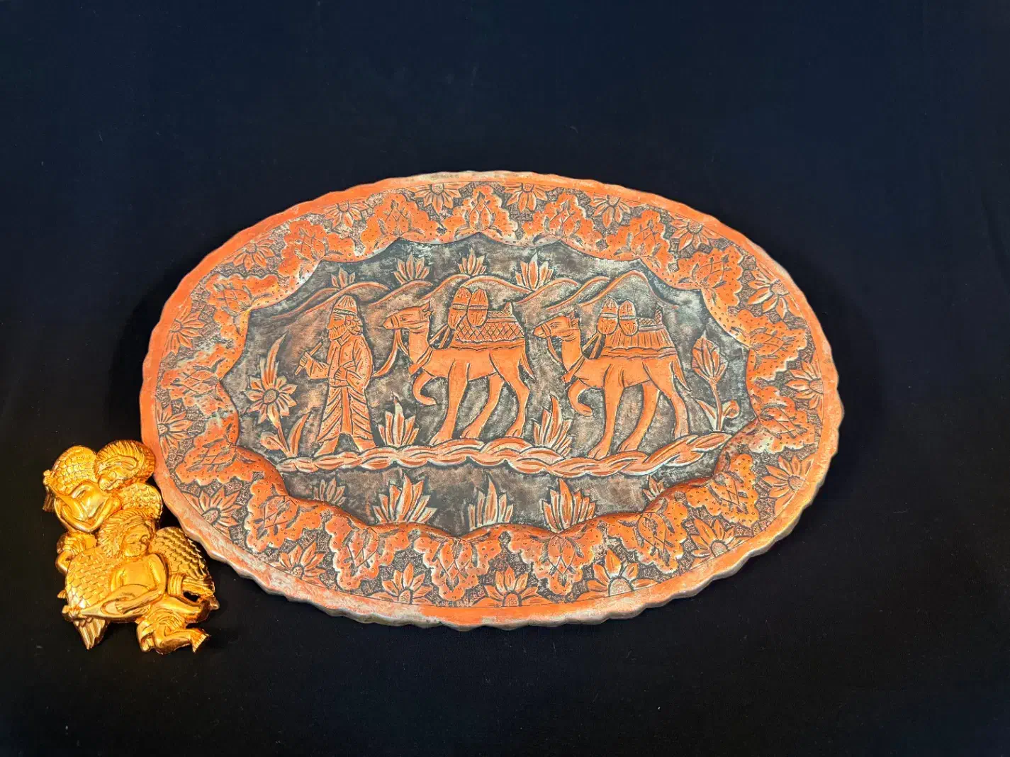 دیوار کوب مسی|کلکسیون اشیاء عتیقه|تهران, صادقیه|دیوار