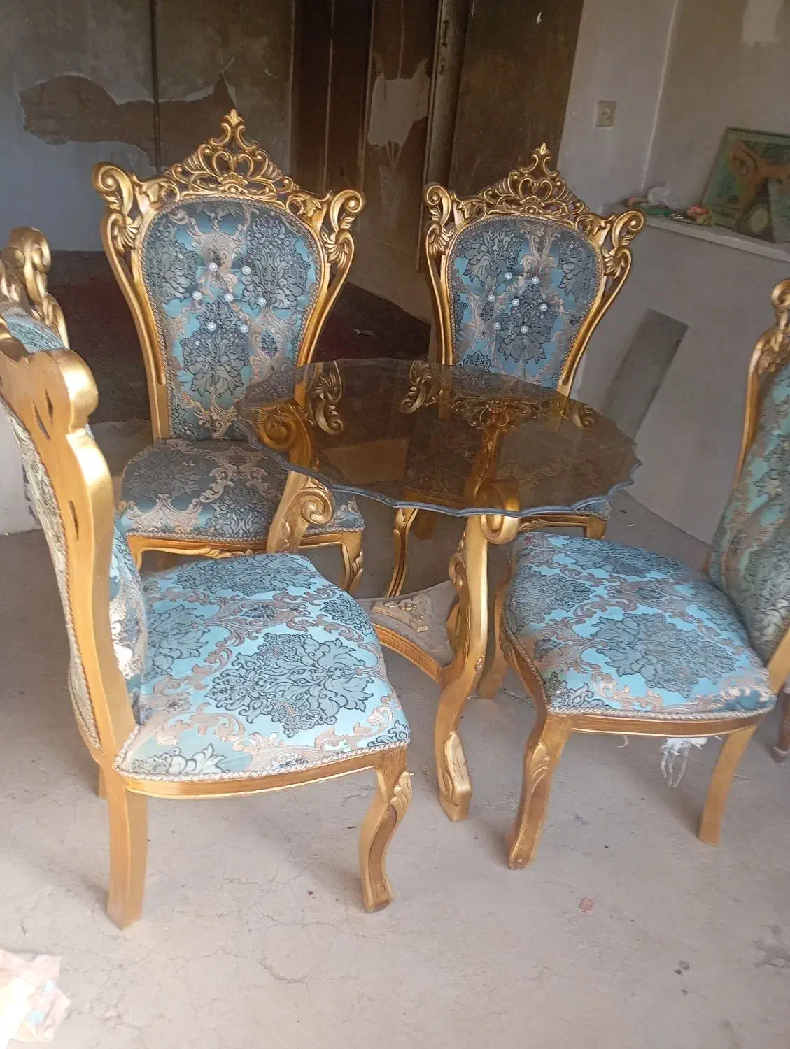 میز غذا خوری|میز و صندلی غذاخوری|خرمدشت, |دیوار