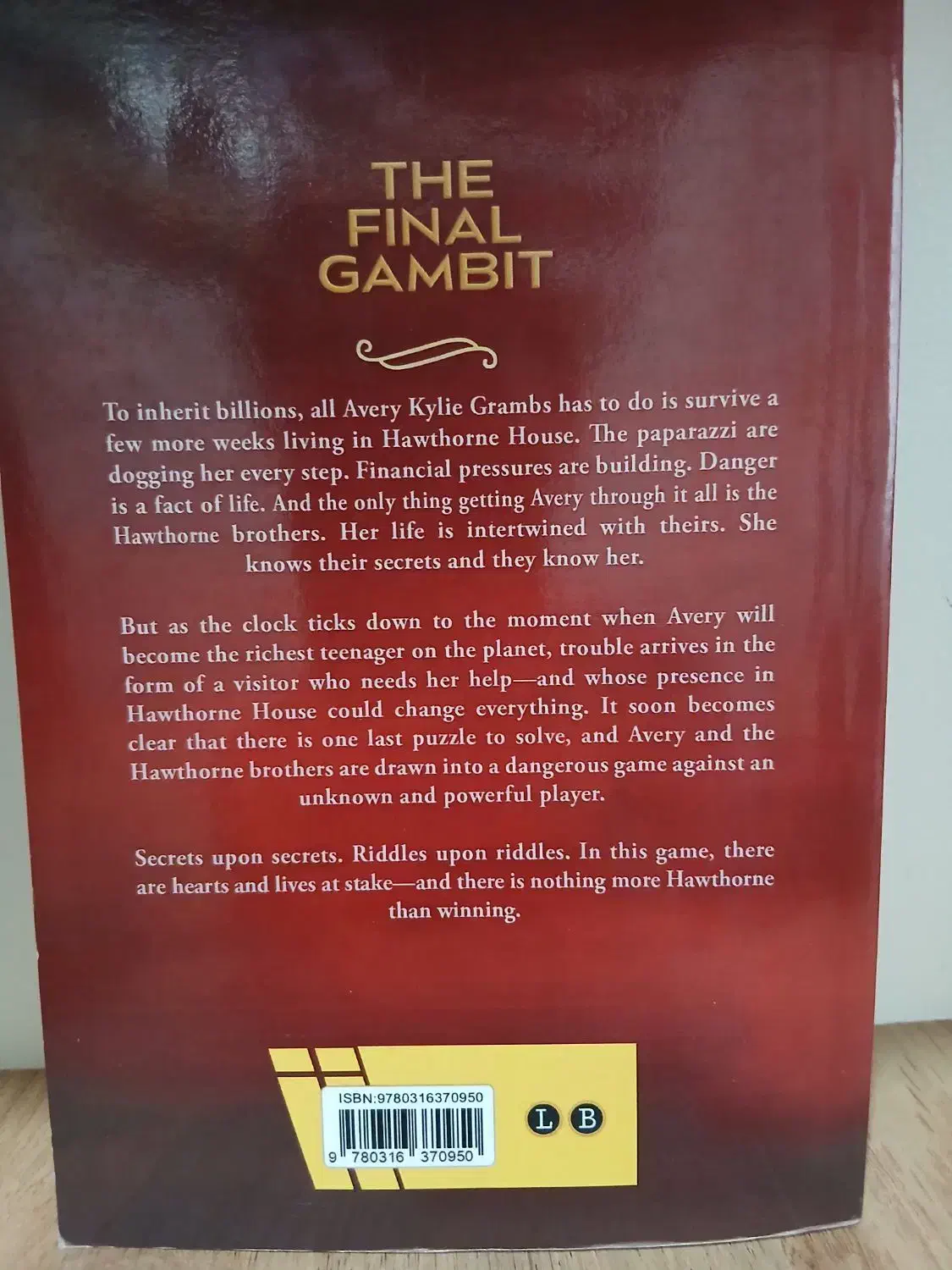 کتاب گامبی نهایی زبان اصلی|کتاب و مجله ادبی|رشت, دیانتی|دیوار