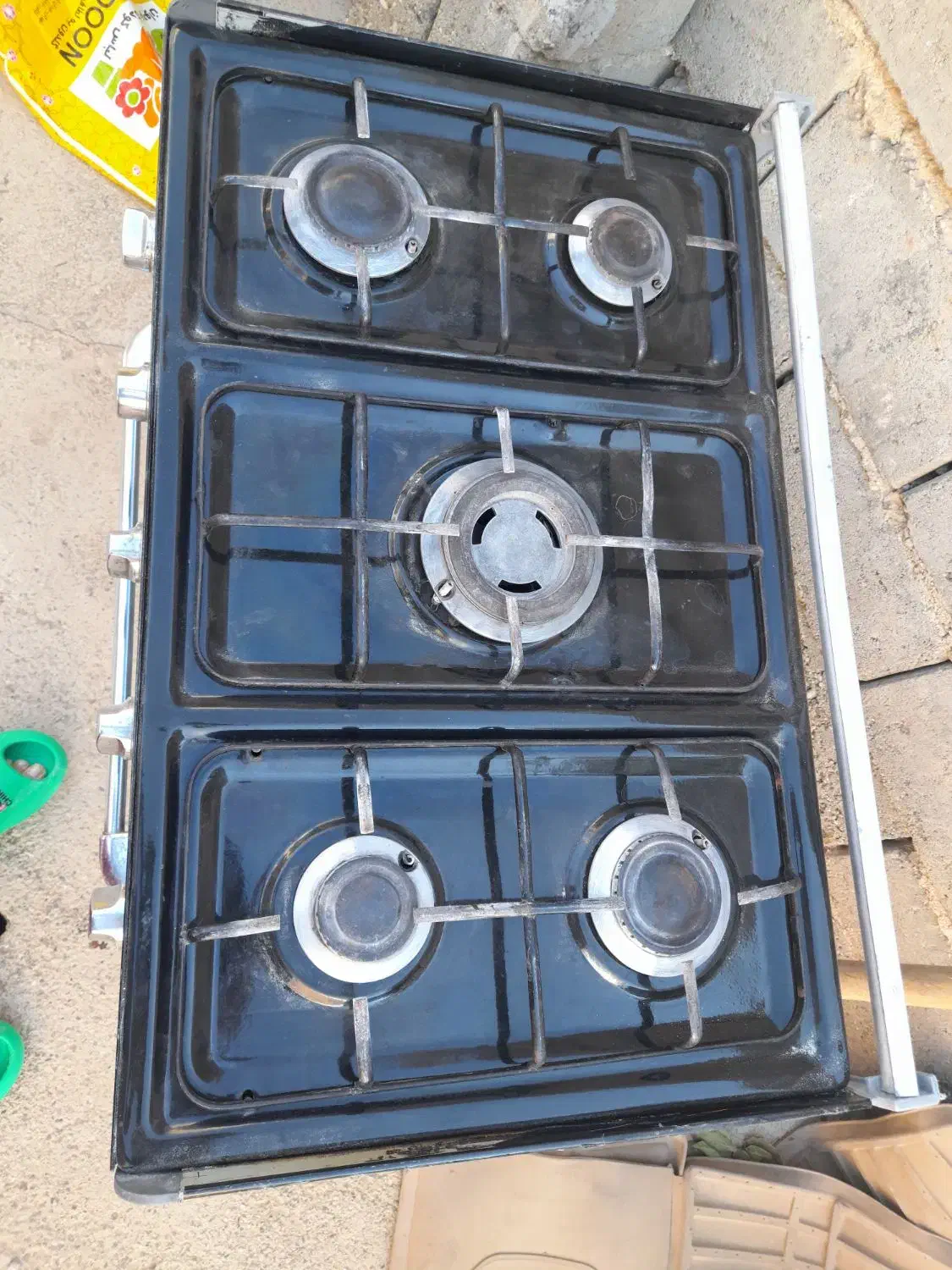 اجاق گاز5شعله استیل|اجاق گاز و لوازم برقی پخت‌وپز|شاهین دژ, |دیوار