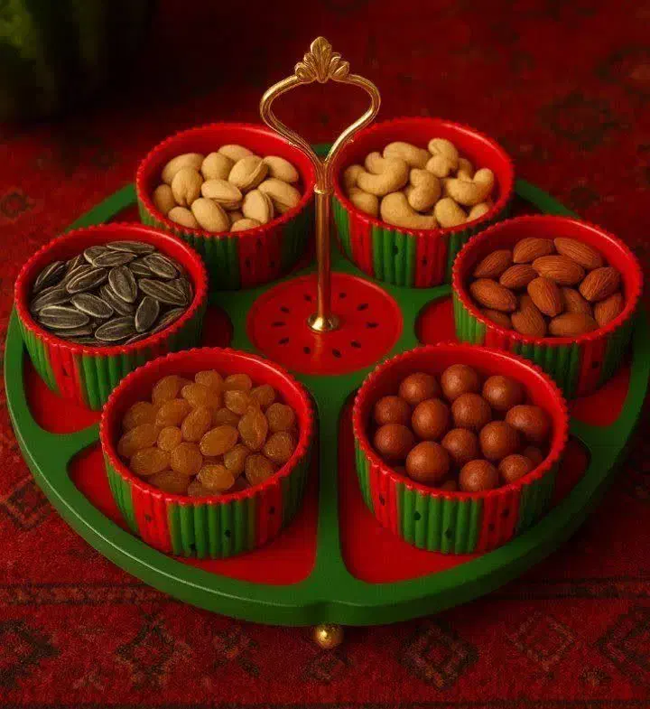 ظروف پذیرایی هندوانه شب یلدا|ظروف سرو و پذیرایی|چناران, |دیوار