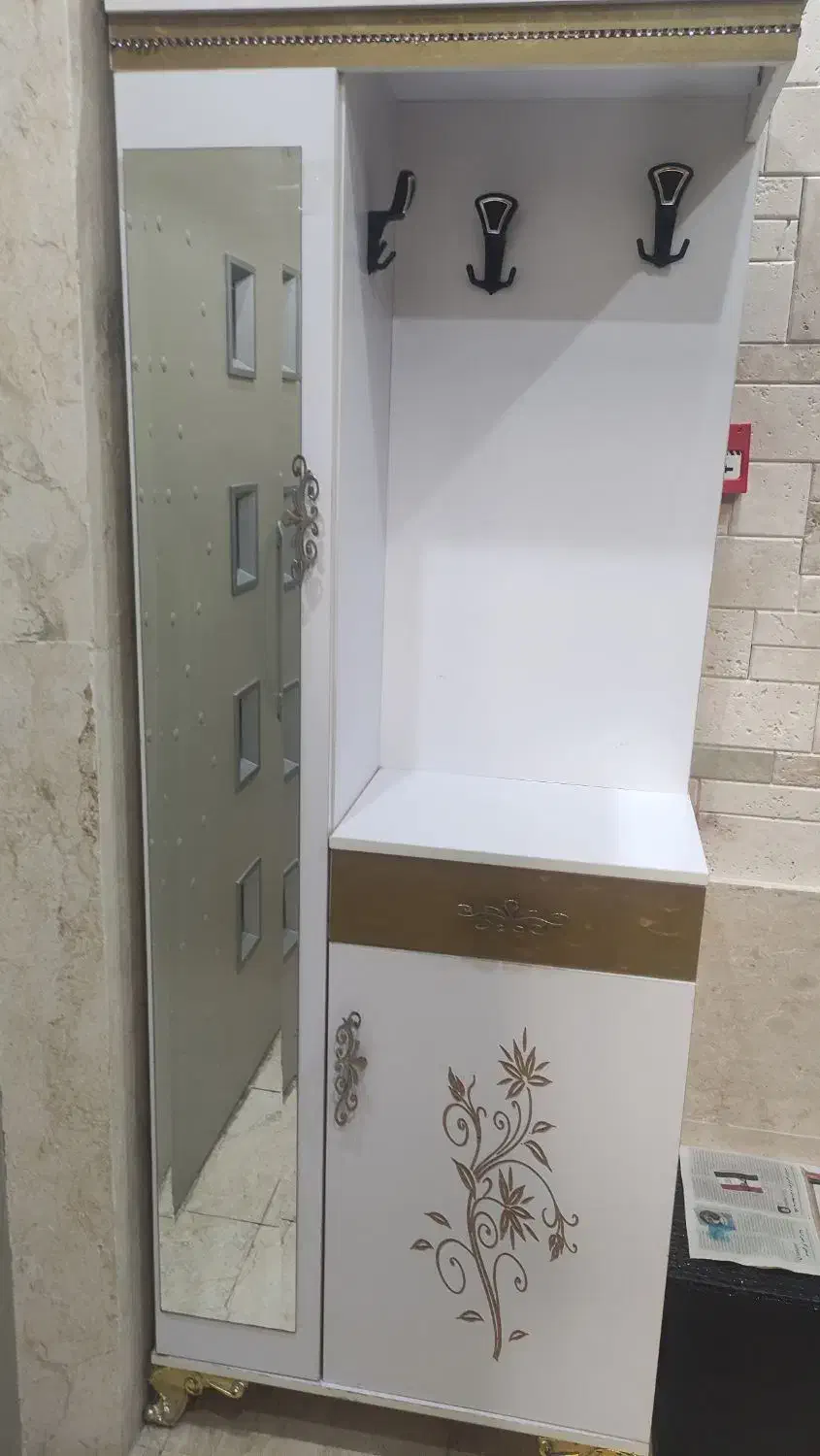 جا کفشی ایستاده ایینه دار|جاکفشی، کمد، دراور|بندرعباس, |دیوار