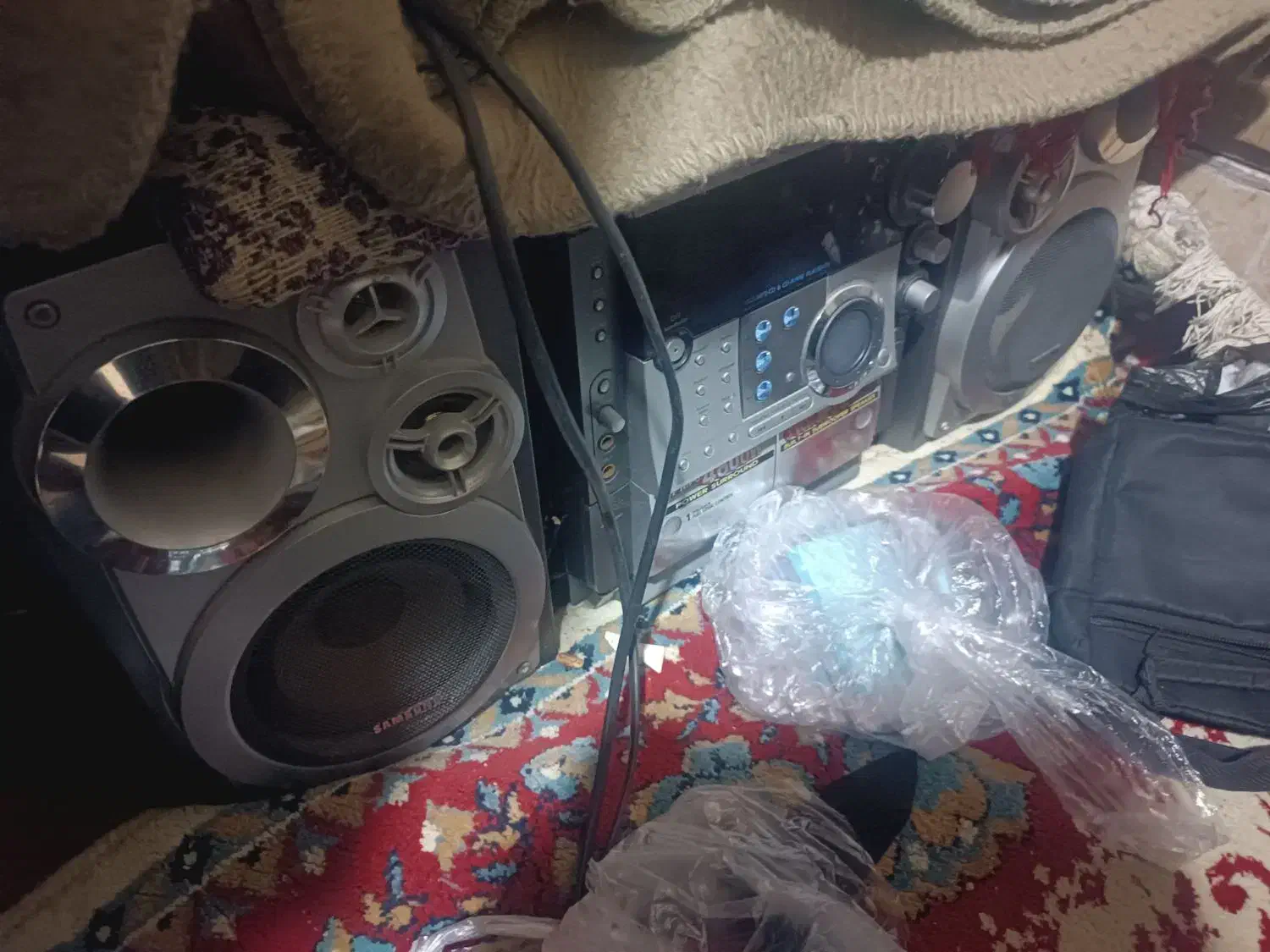 ظبط جفت کاسِت ،وسی دی و فلش خور 4600وات سامسونگ|سیستم صوتی خانگی|داراب, |دیوار