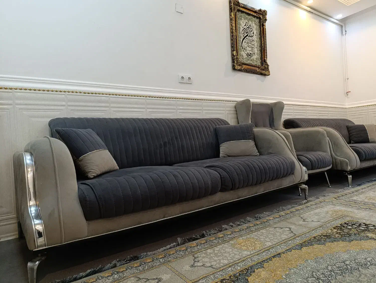 مبل ۸ نفره شیک و راحتی|مبلمان خانگی و میز عسلی|اهواز, شریعتی جنوبی|دیوار