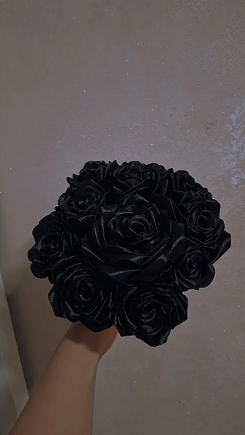 گل رز روبانی 12 شاخه|گل مصنوعی|طبس, |دیوار