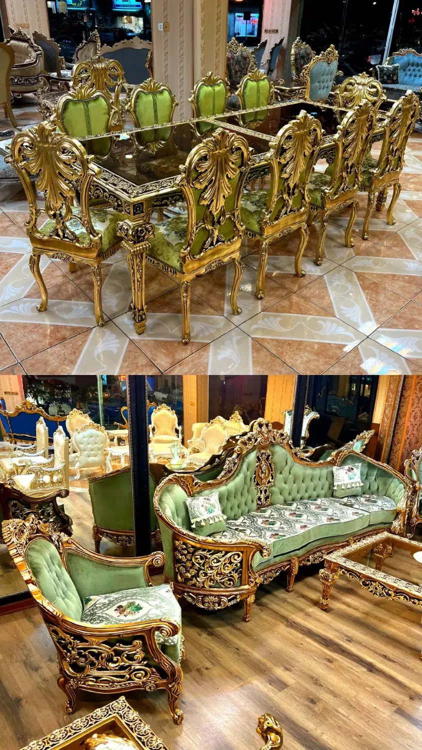 مبل پادینا سلطنتی خرچنگی پادمیرا استیل کرمان|مبلمان خانگی و میز عسلی|کرمان, |دیوار