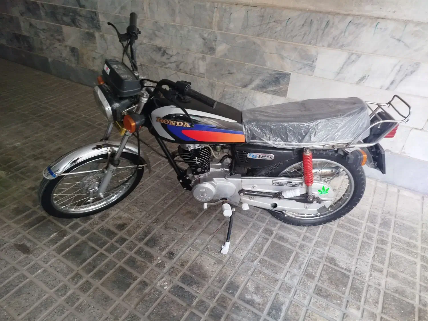 هندا 125مزایده 93 پلاک ملی|موتورسیکلت|ملارد, |دیوار