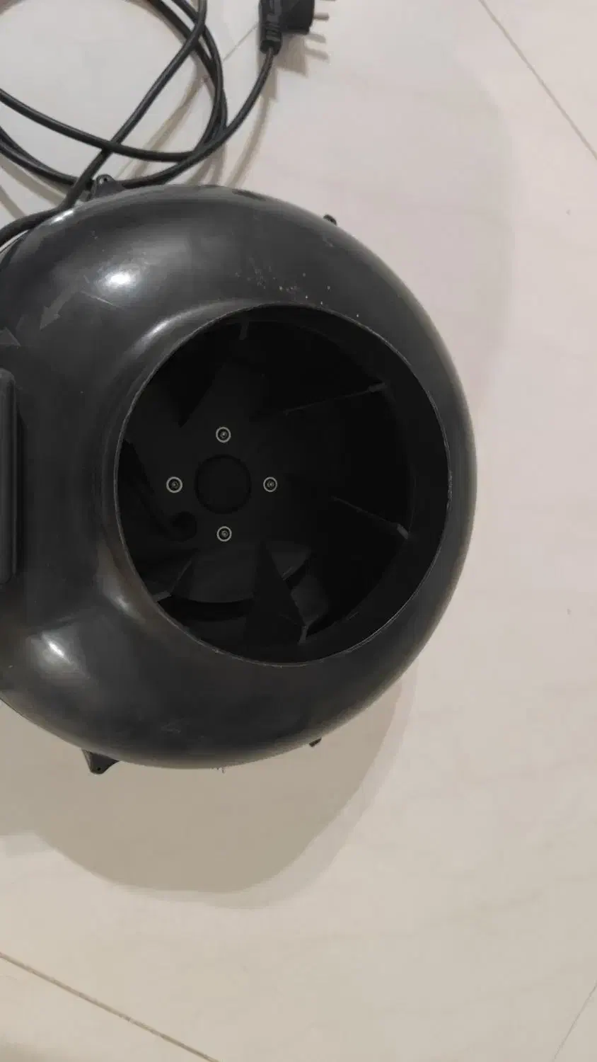 فن حلزونی پرقدرت ساخت آلمان کم صدا و محکم|پنکه و تصفیه‌کنندهٔ هوا|قزوین, |دیوار