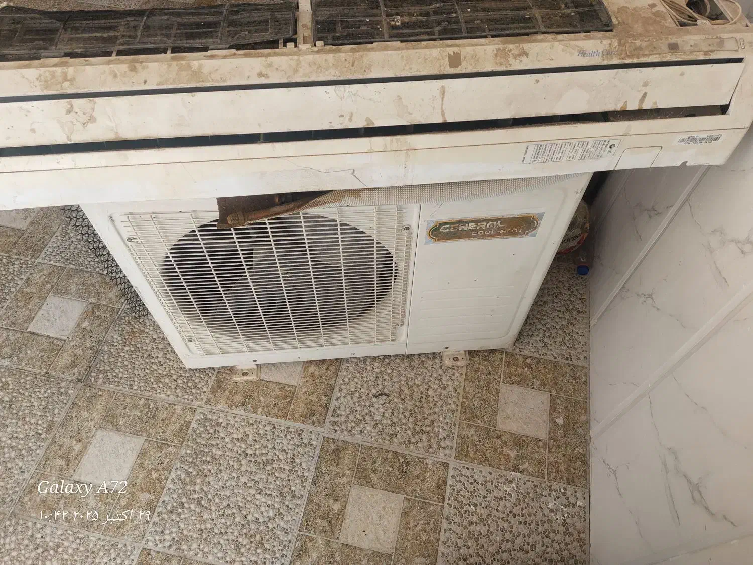 کولرگازی|کولر گازی و فنکوئل|بافق, |دیوار