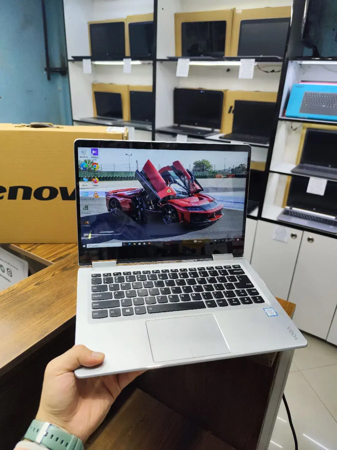 لپ تاپ lenovo yoga تاچ ۳۶۰ درجه core i5|رایانه همراه|بهارستان, |دیوار