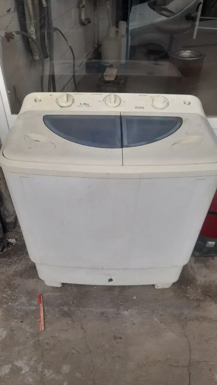 لباسشویی دوقلو|ماشین لباسشویی و خشککن لباس|میانه, |دیوار