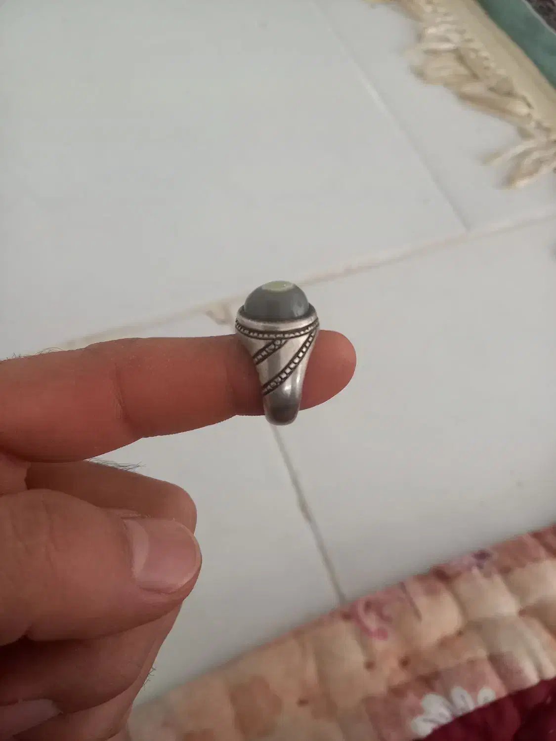 سلام انگشتر باباقوری قدیمی|جواهرات|میبد, |دیوار