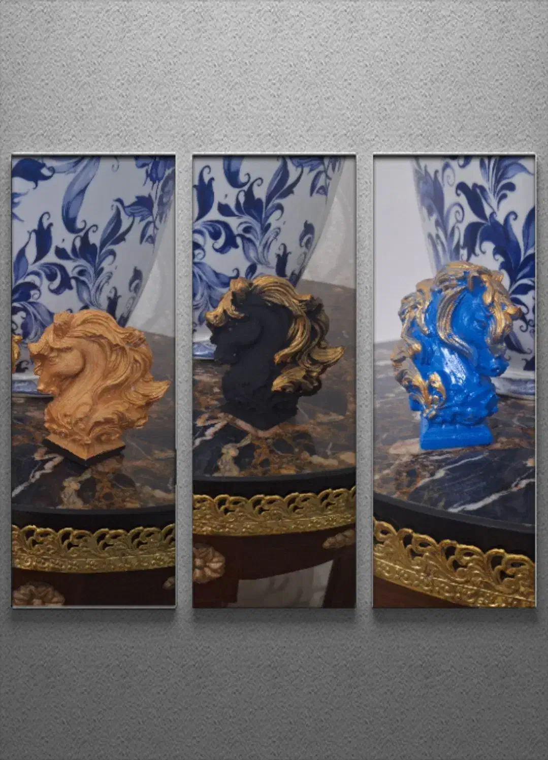 مجسمه اسب نماد سال|مجسمه، تندیس، ماکت|تبریز, |دیوار