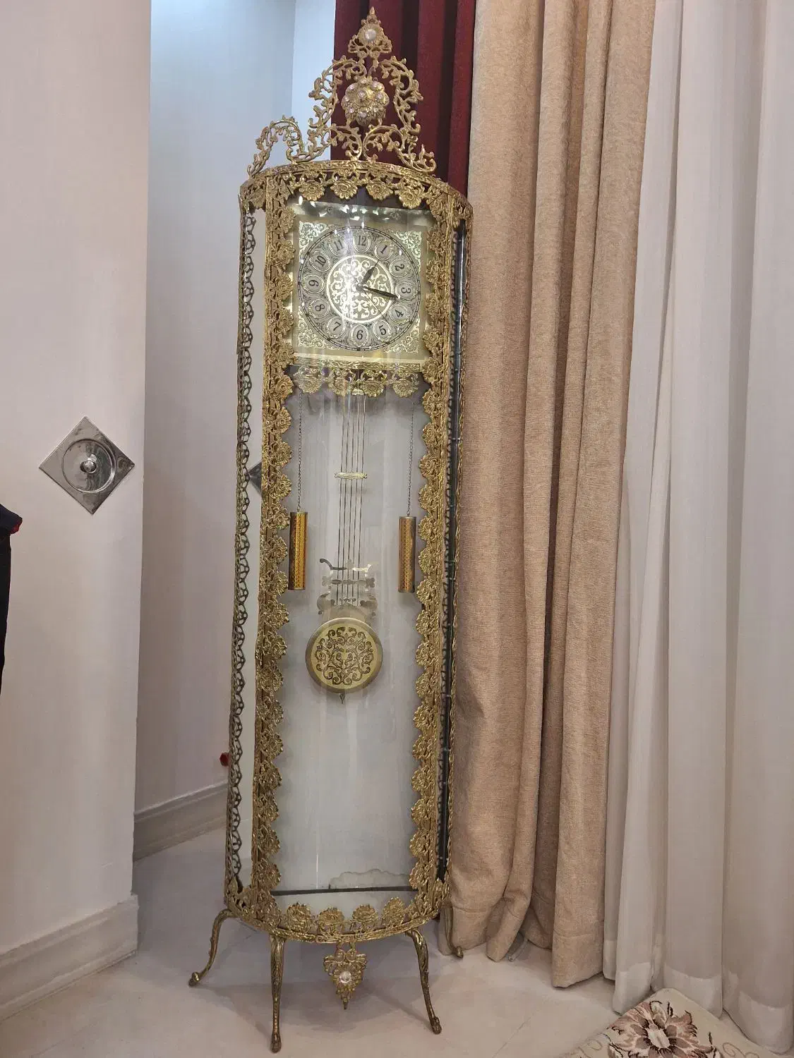 ساعت ایستاده برنز|ساعت دیواری و تزئینی|مراغه, |دیوار