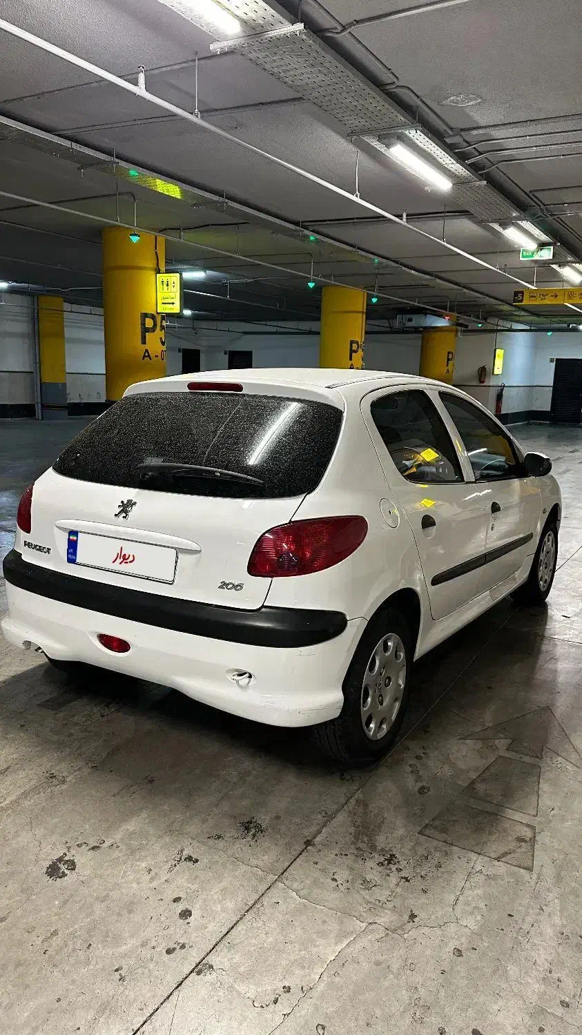 206 تیپ ۵ بیرنگ|خودرو سواری و وانت|تهران, جنتآباد مرکزی|دیوار