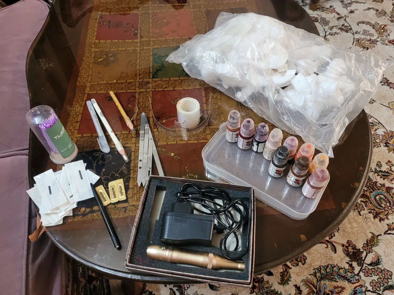 فروش ویژه وسایل کامل تاتو صورت|آرایشگاه و سالن‌های زیبایی|اصفهان, جلفا|دیوار
