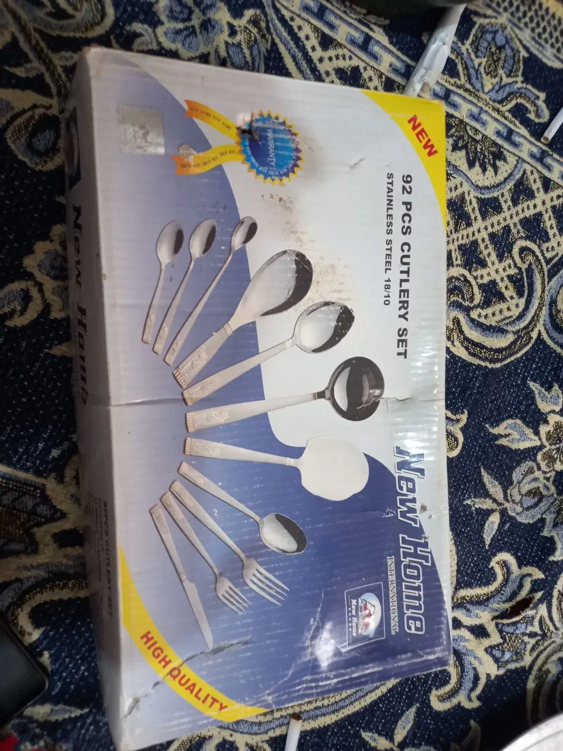 سرویس قاشق چنگال هخامنشی ۹۲پارچه|ظروف سرو و پذیرایی|زاهدان, |دیوار