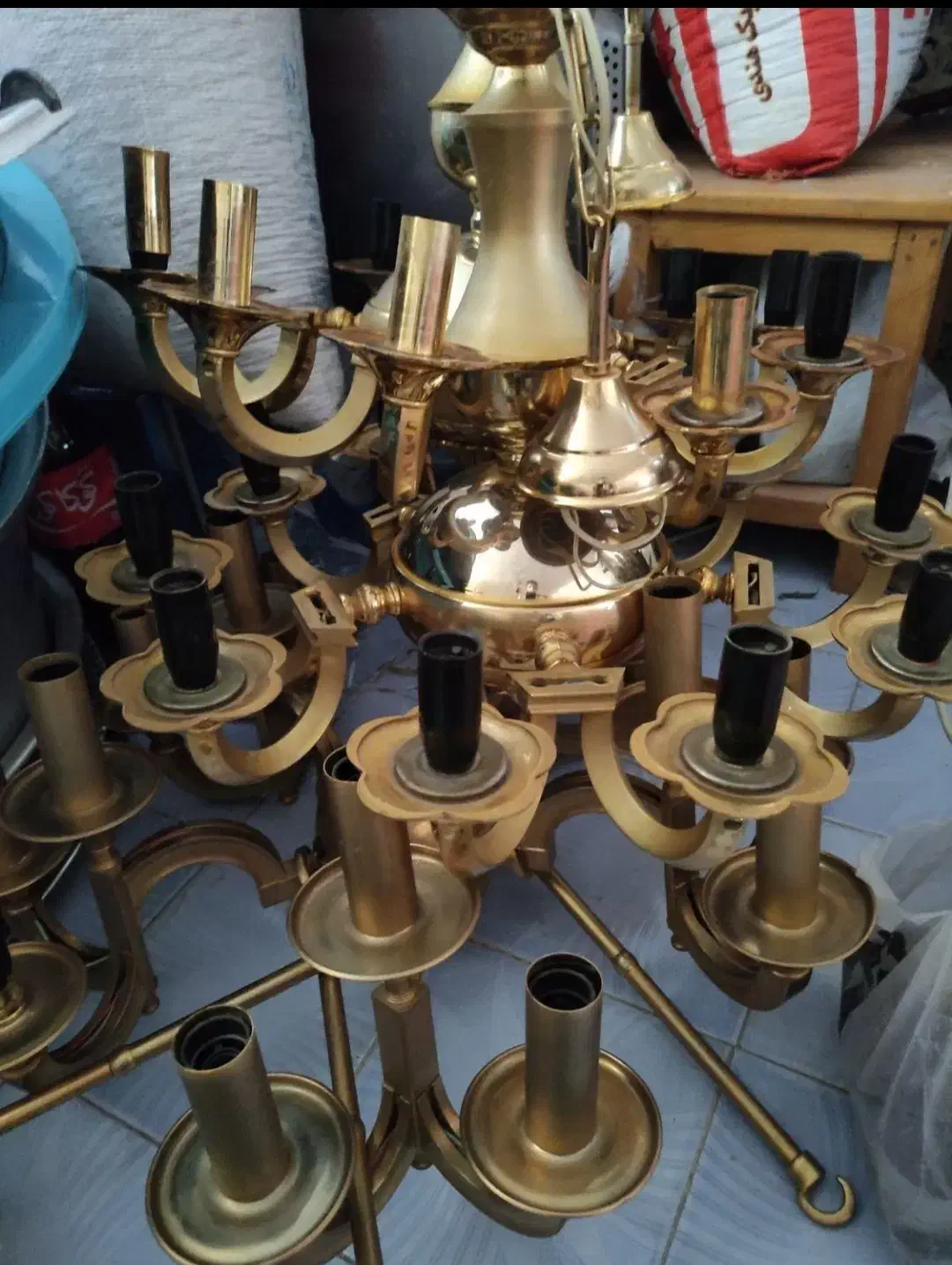 فروش و(خریدار)وسایل برنزی در کل کرج|لوستر و چراغ آویز|قم, خاکفرج|دیوار