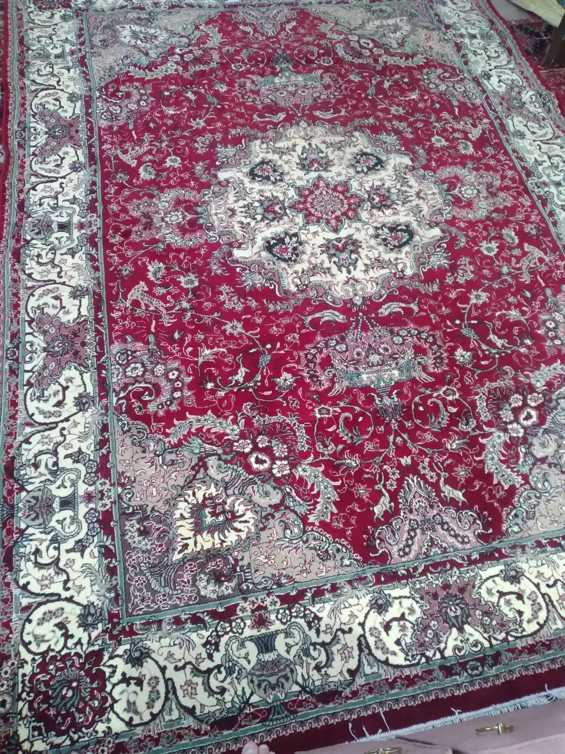 فرش ۹متری ماشینی تمیز|فرش|تبریز, |دیوار