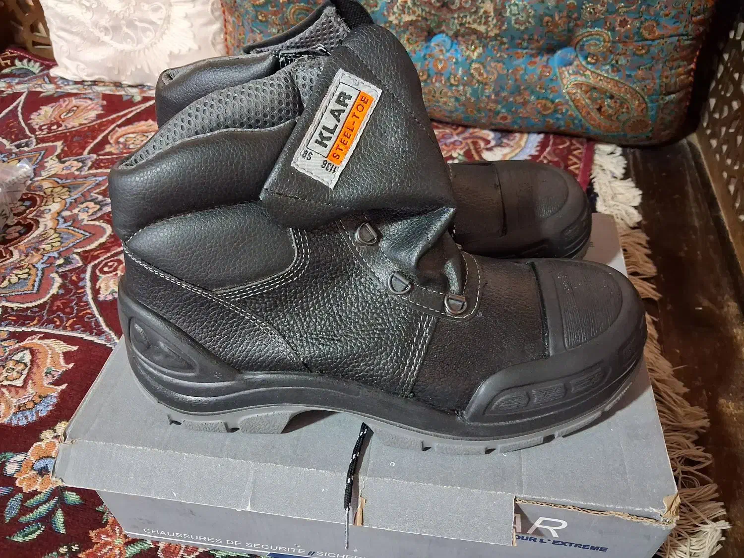 کفش ایمنی پنجه فولادی|کیف، کفش، کمربند|سیرجان, |دیوار