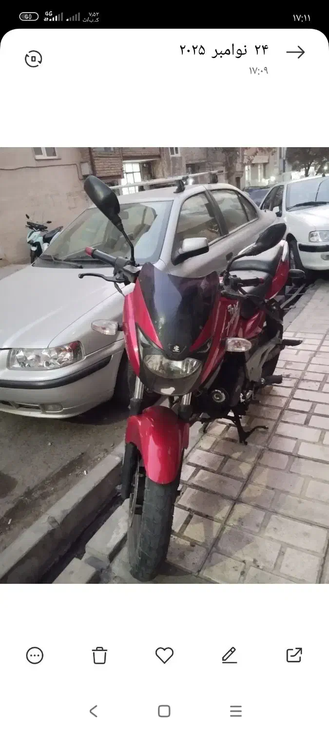 موتور پالس 200مدل 90|موتورسیکلت|تهران, خاک سفید|دیوار