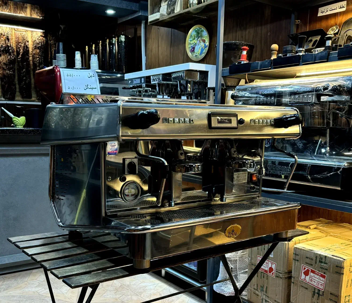 دستگاه اسپرسوساز رویال مدل ۲۰۱۸|کافی‌شاپ و رستوران|کرمانشاه, |دیوار