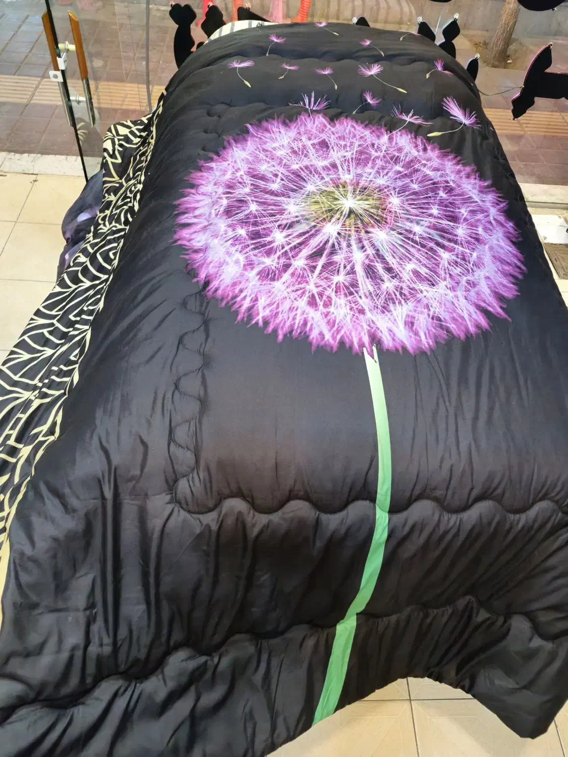 لحاف سه بعدی تمام نخ کتان|رختخواب، بالش، پتو|اندیشه, اندیشه فاز ۱|دیوار