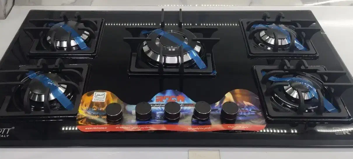 گاز شیشه واستیل ایتالیایی|اجاق گاز و لوازم برقی پختوپز|بیرجند, |دیوار