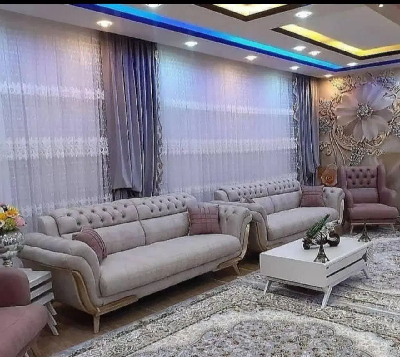 مبل راحتی چستر روژین کد ۴۲۰|مبلمان خانگی و میز عسلی|اسلامشهر, شهرک واوان|دیوار