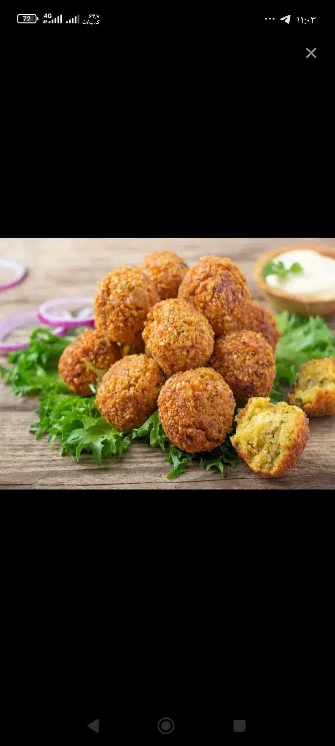 خمیرفلافل نخود چرخ میکنیم سس انبه موجود است|خوردنی و آشامیدنی|قم, حاج خلیل|دیوار