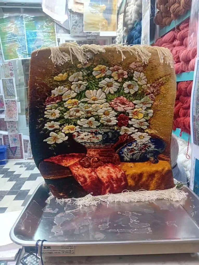 تابلوفرش کامپیوتری دست بافت|تابلو فرش|بیجار, |دیوار