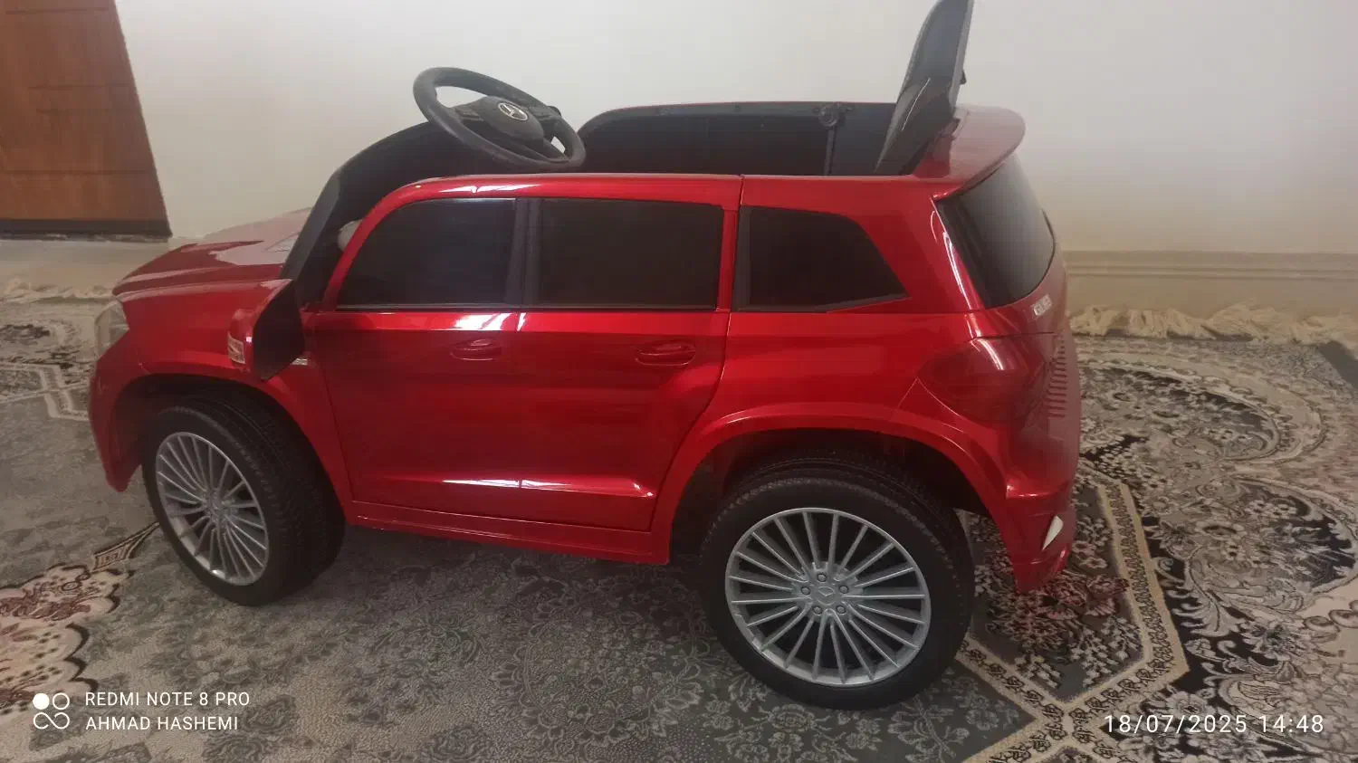 ماشین شارژی نو مناسب سیسمونی چکی قبول میکنم یکماهه|اسباب‌بازی بچه|شاهین‌شهر, گرگاب|دیوار