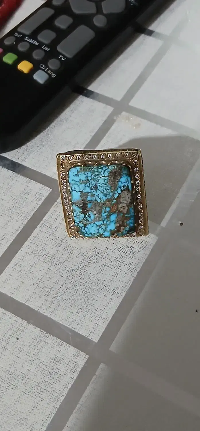 انگشتر فیروزه اصل دست ساز|جواهرات|سربیشه, |دیوار