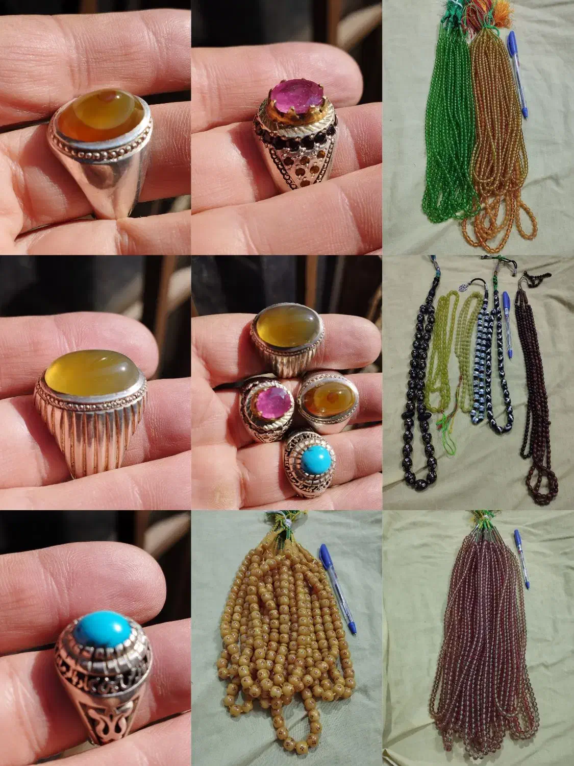 فیروزه عقیق یاقوت بابا قوری سندلوس|جواهرات|مشهد, نیزه|دیوار