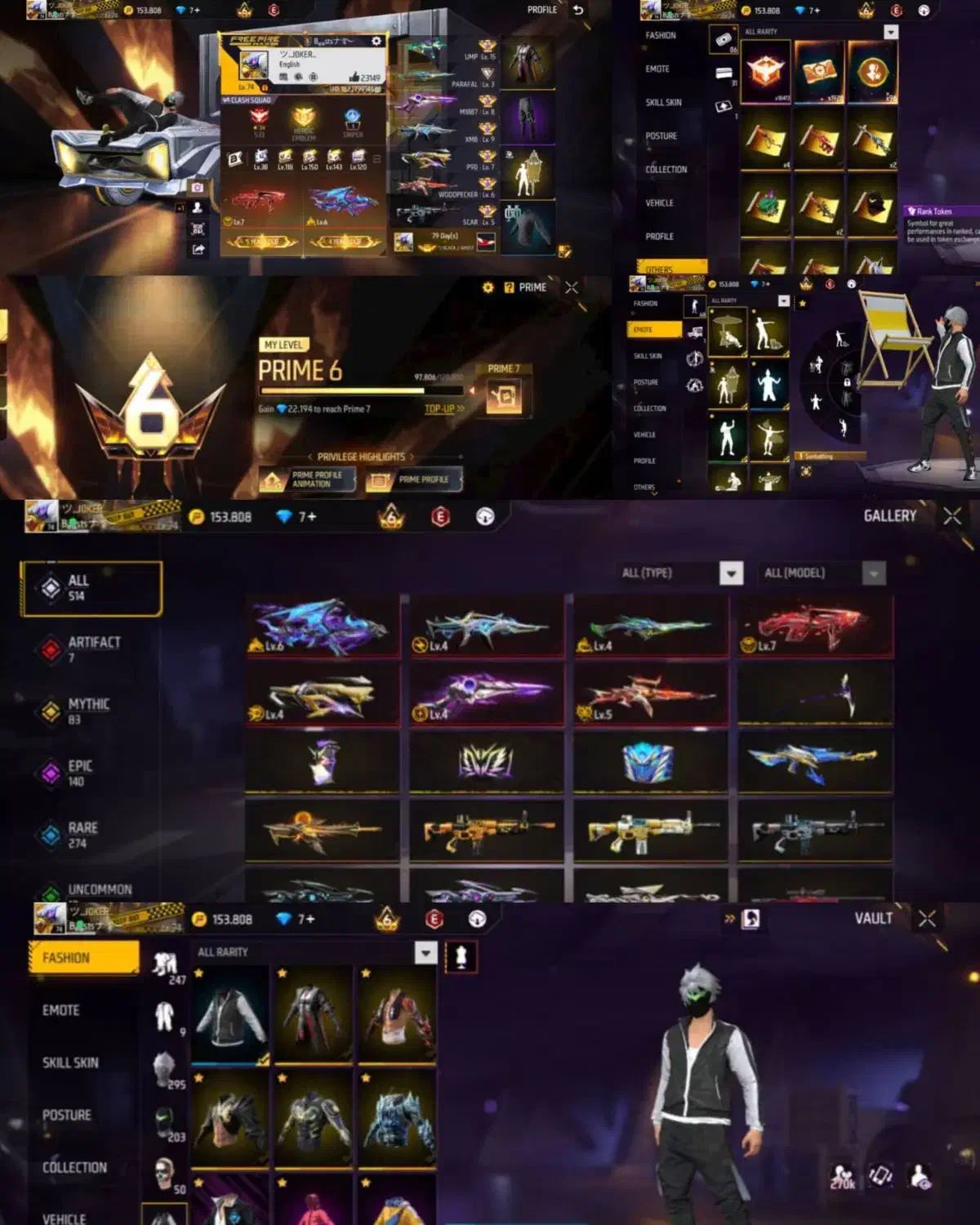 اکانت فری فایر|کنسول، بازی ویدئویی و آنلاین|بهشهر, |دیوار