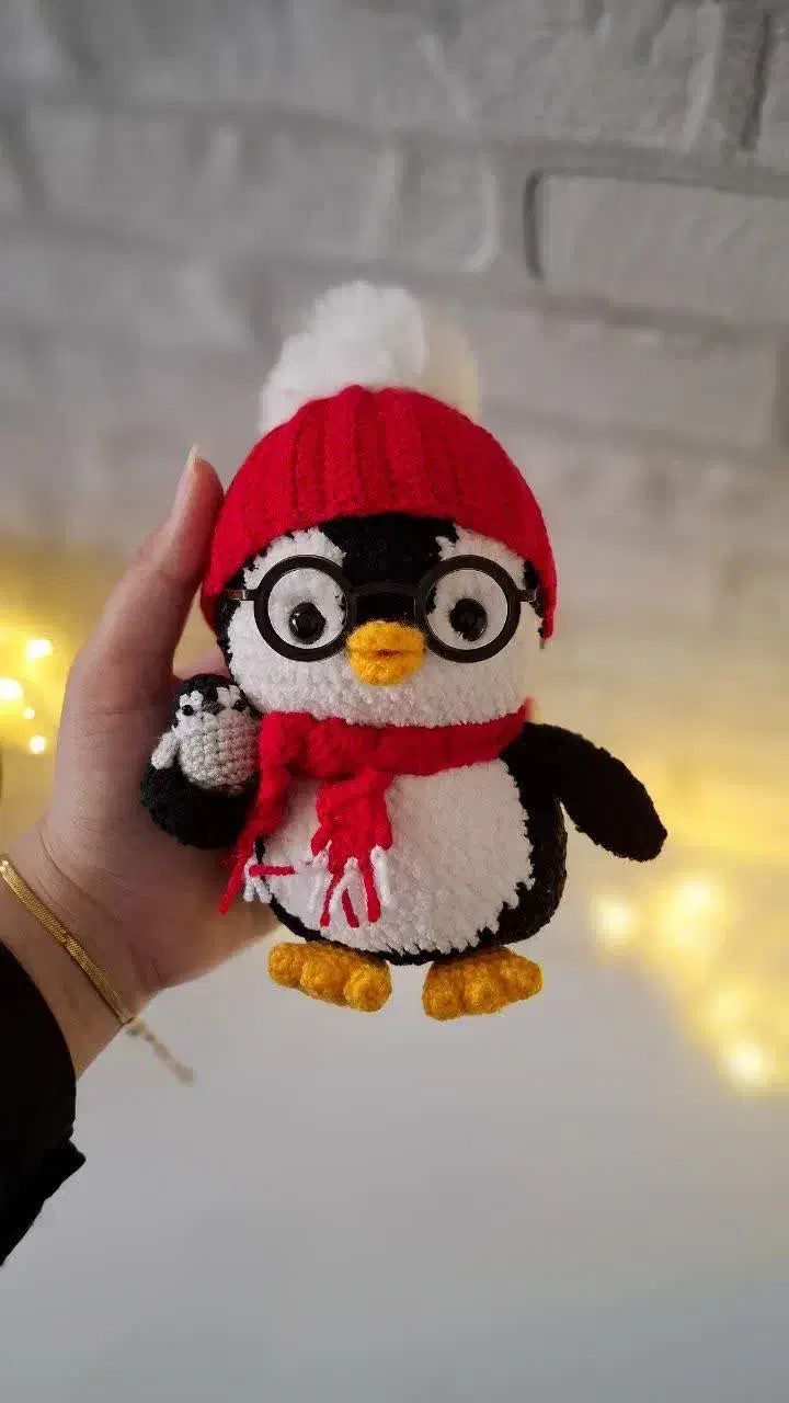 پنگوئن بافتنی|اسباب‌‌بازی|اصفهان, ارداجی|دیوار