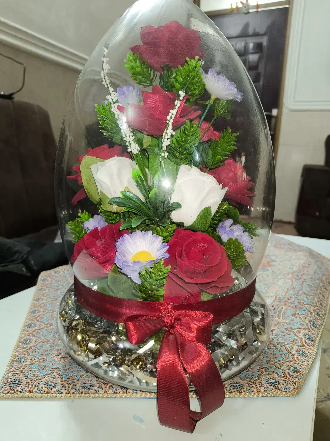 گل  با گلدان|گل مصنوعی|زاهدان, |دیوار