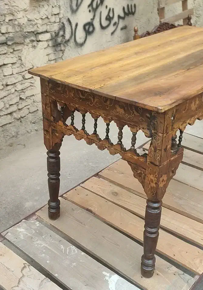 میزچای معرقوسیم کوبی عتیقه ارسال از اصفهان|کلکسیون اشیاء عتیقه|تهران, امام حسین|دیوار