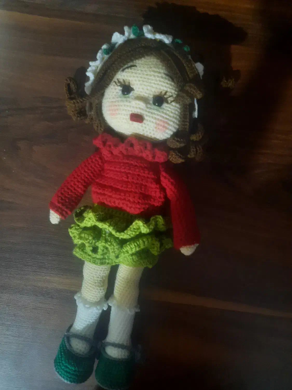 عروسک بافتنی دختربابونه|اسباب‌‌بازی|تهران, باغ خزانه|دیوار