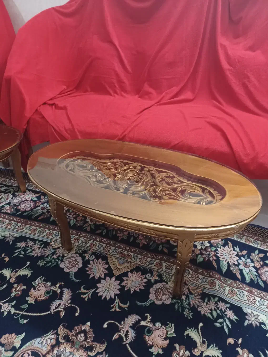 میز عسلی طلایی|مبلمان خانگی و میز عسلی|قرچک, مهدیه|دیوار