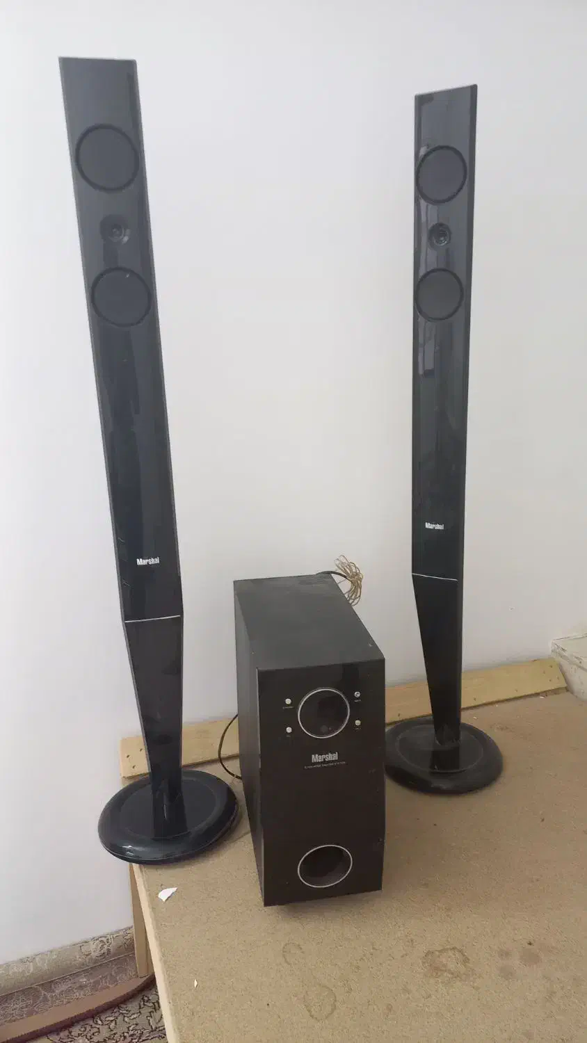 باندو باکس و دستگاه دی وی دی تمیز مارک مارشال،|سیستم صوتی خانگی|محلات, |دیوار