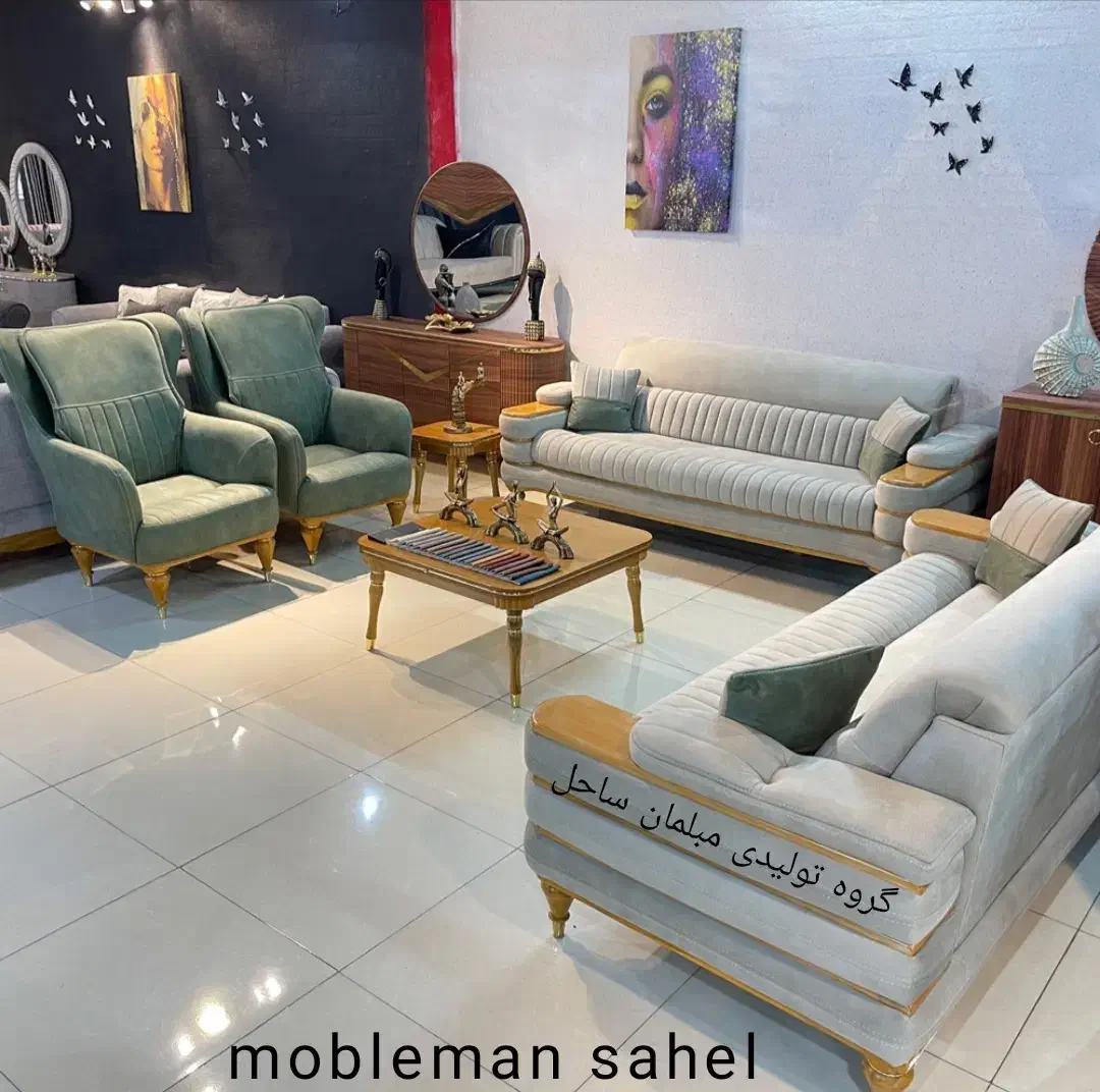 مبل راحتی 8نفره مدل لاویست آماده تحویل 30دست ویژه|مبلمان خانگی و میز عسلی|آبیک, |دیوار