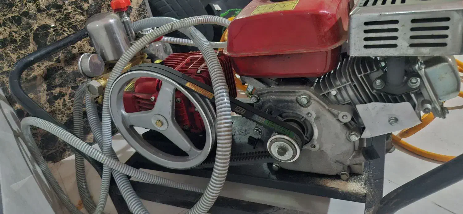 سم پاش و ۵۰متر شیلنگ پنج لایه کره ایی|ابزارآلات|تهران, شادمان|دیوار