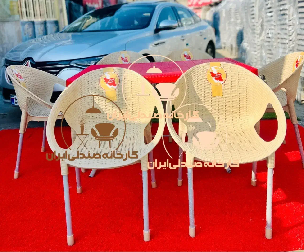 صندلی پلاستیکی  باغی کافه طرح سفیر|میز و صندلی غذاخوری|تهران, میدان ولیعصر|دیوار