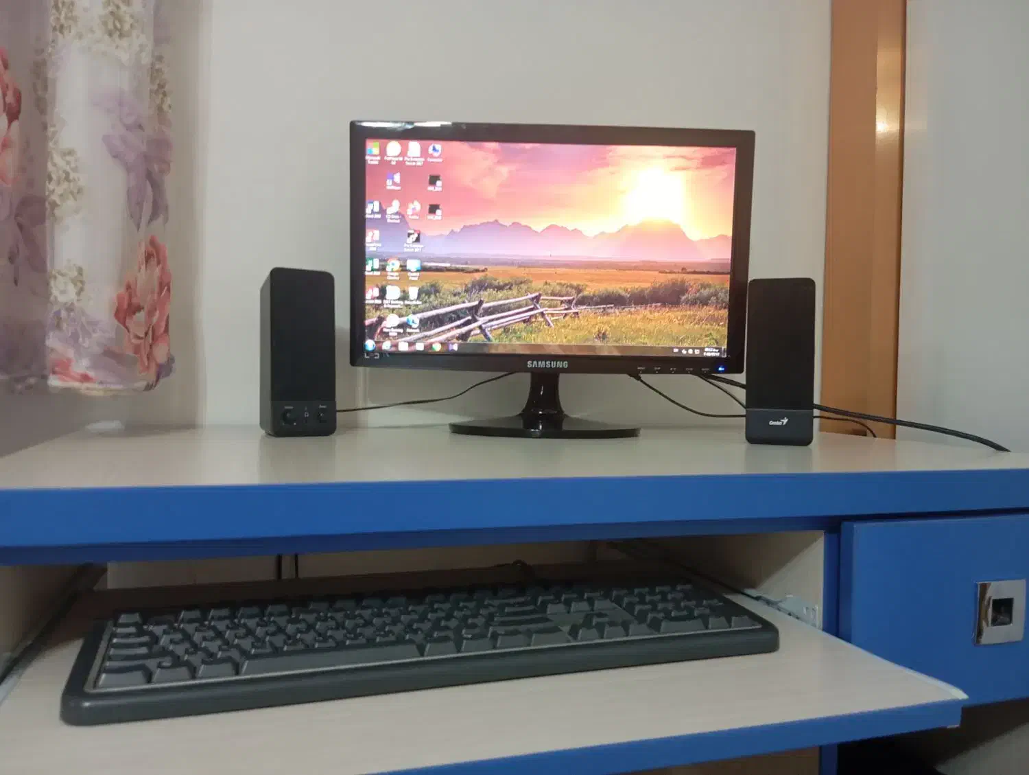 کامپیوتر LGومانیتور سامسونگ به همراه تمام وسایل|رایانه رومیزی|تهران, قنات‌کوثر|دیوار