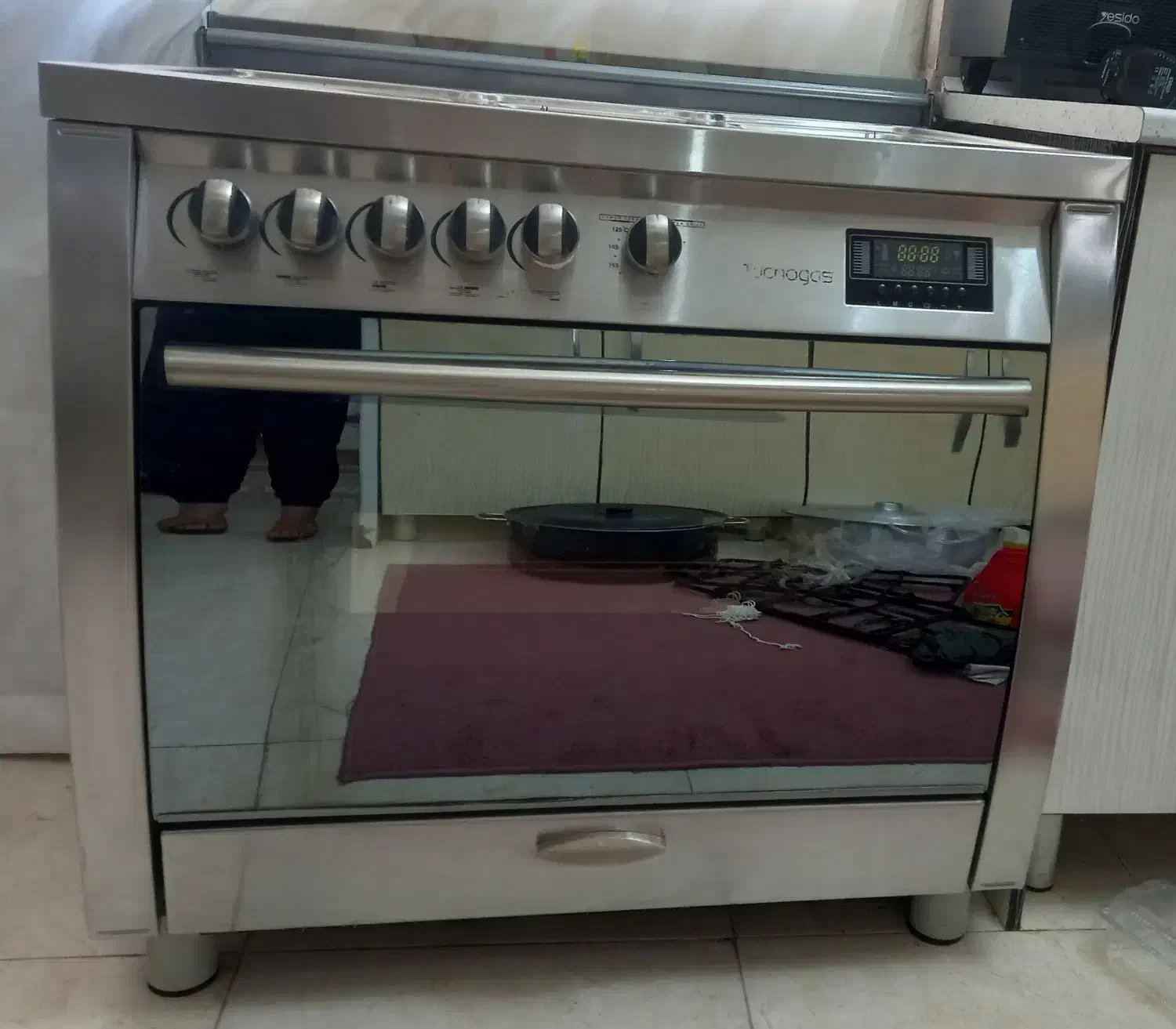 اجاق‌گاز فردار تاکنو تمام استیل|اجاق گاز و لوازم برقی پخت‌وپز|تهران, افسریه جنوبی|دیوار