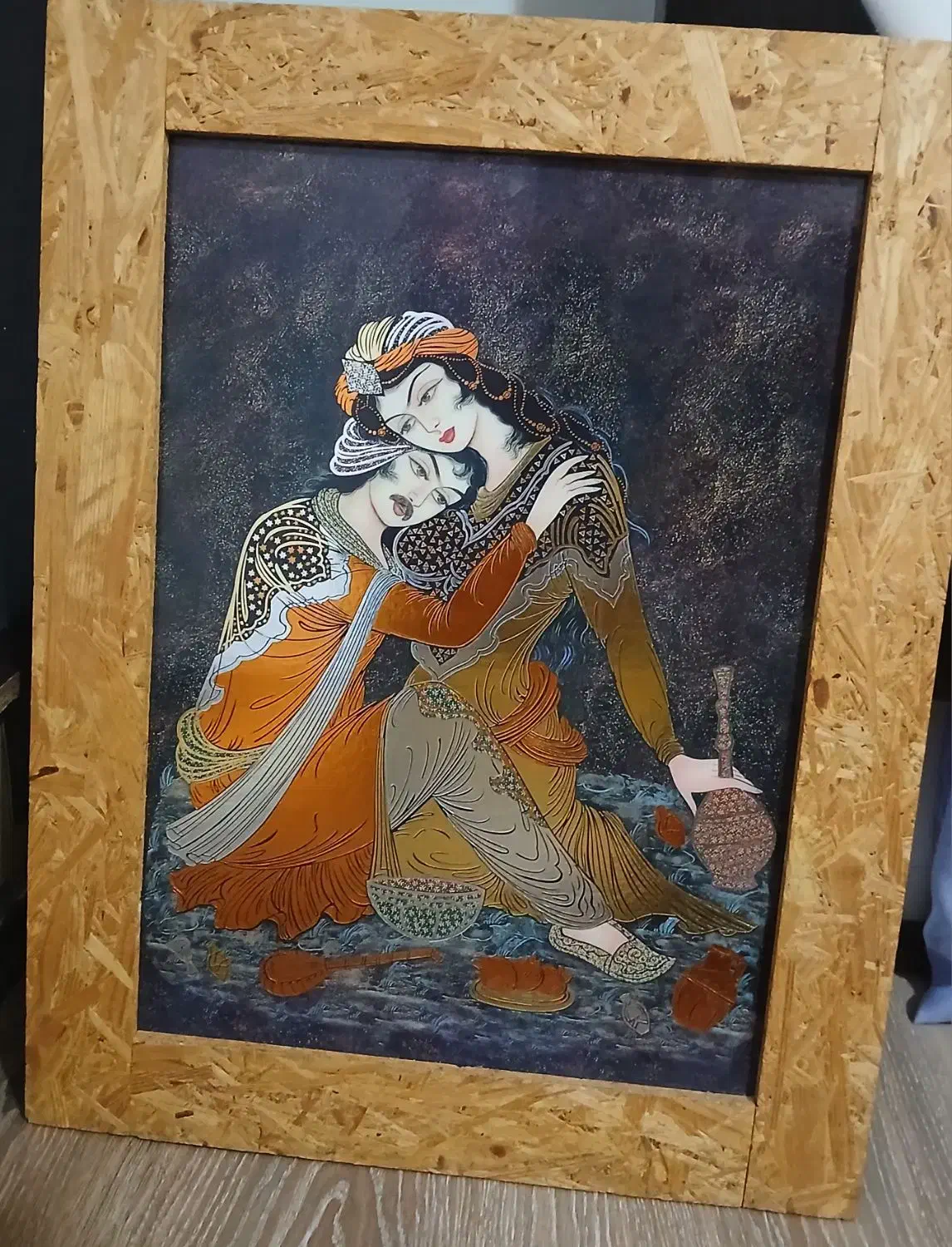 تابلو با قاب چوبی|تابلو، نقاشی، عکس|پرند, فاز ۵|دیوار