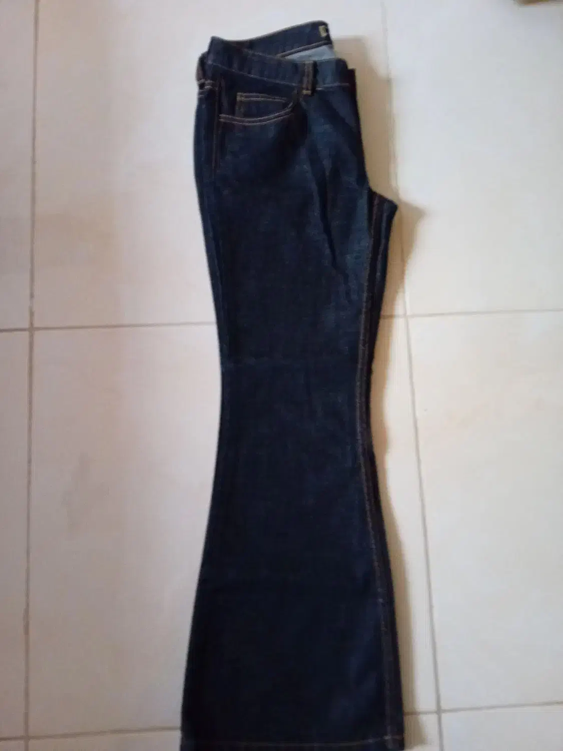 شلوار لی دمپا سرمه ای|لباس|رشت, خمیران زاهدان|دیوار