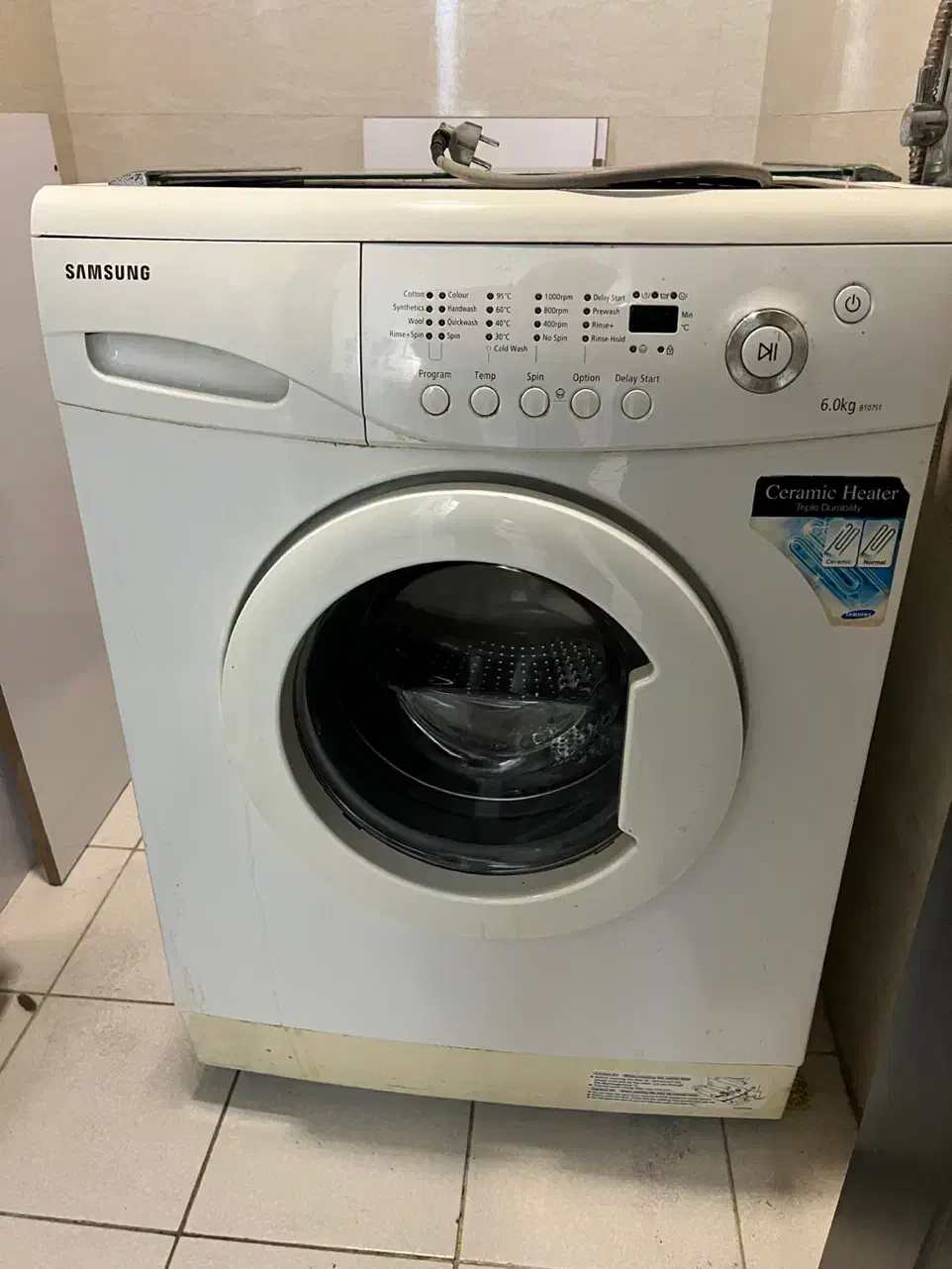 لباسشویی سامسونگ ۶ کیلویی|ماشین لباسشویی و خشک‌کن لباس|کیش, |دیوار