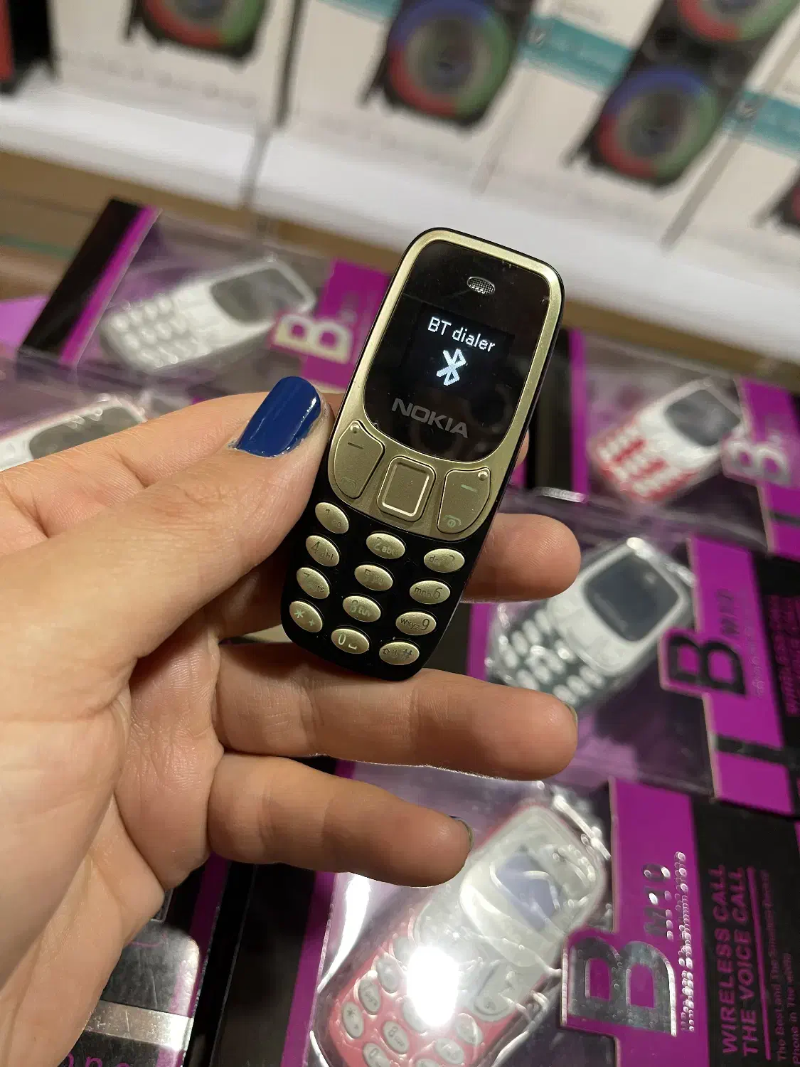 گوشی موبایل نوکیا بند انگشتی مینی دو سیم رم بلوتوث|موبایل|کرج, حیدرآباد|دیوار